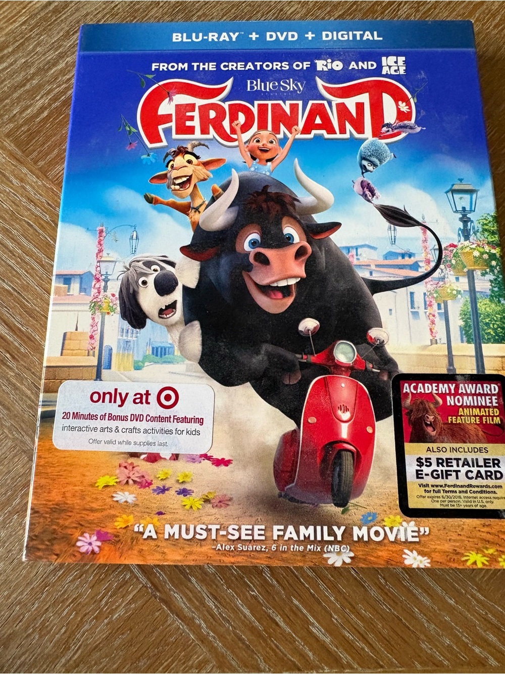 Ferdinand Blu-ray DVD Set